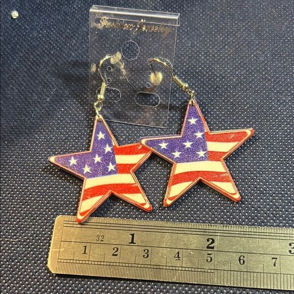 Jewelry - Patriotic Star Earrings